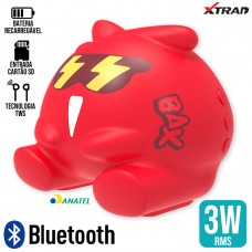 Caixa de Som Bluetooth 3W KM-2002 Xtrad Monster - Bax